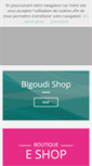 Mobile Screenshot of bigoudishop.fr